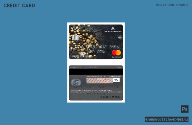 Tadschikistan Die erste Mikrofinanzbank FMFB Mastercard Gold Beispielvorschau